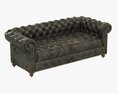 Restoration Hardware Cambridge Leather Sofa 3D-Modell