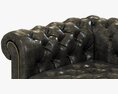 Restoration Hardware Cambridge Leather Sofa Modello 3D