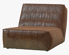 Restoration Hardware Chelsea Leather Chair 3D 모델 