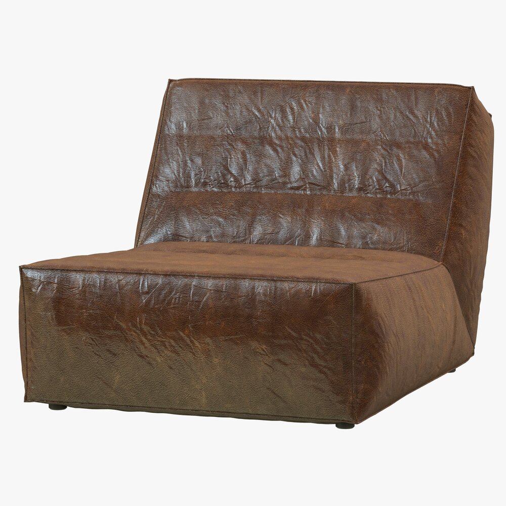 Restoration Hardware Chelsea Leather Chair Modèle 3D