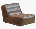 Restoration Hardware Chelsea Leather Chair Modello 3D