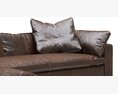 Restoration Hardware Cloud Leather Sofa Chaise Sectional 3Dモデル