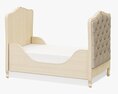 Restoration Hardware Colette Tufted Kids Bed 3D模型