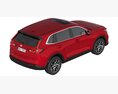 Honda CR-V 2023 3D模型 顶视图