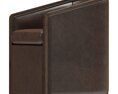 Restoration Hardware Dixon Upholstered Base Leather Armchair 3D模型