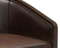 Restoration Hardware Dixon Upholstered Base Leather Armchair Modelo 3d