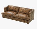 Restoration Hardware Easton Leather Sofa 3D 모델 
