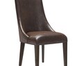 Restoration Hardware Ella Leather Side Chair Modelo 3d