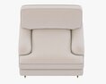 Restoration Hardware English Roll Arm Upholstered Chair 3d model