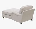 Restoration Hardware English Roll Arm Upholstered Chaise 3D модель
