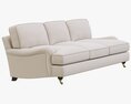 Restoration Hardware English Roll Arm Upholstered Sofa 3d model