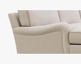 Restoration Hardware English Roll Arm Upholstered Sofa 3D模型