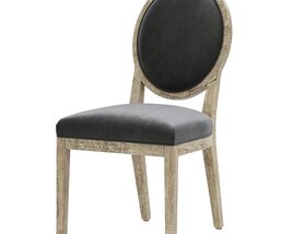 Restoration Hardware French Contemporary Round Chair 3D模型