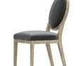 Restoration Hardware French Contemporary Round Chair 3D 모델 