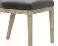 Restoration Hardware French Contemporary Round Chair Modello 3D