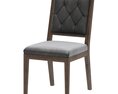 Restoration Hardware French Contemporary Tufted Square Chair 3Dモデル