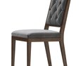 Restoration Hardware French Contemporary Tufted Square Chair Modelo 3D