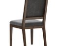 Restoration Hardware French Contemporary Tufted Square Chair Modello 3D