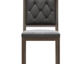 Restoration Hardware French Contemporary Tufted Square Chair Modèle 3d