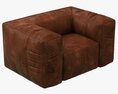 Restoration Hardware Fulham Leather Chair 3D-Modell