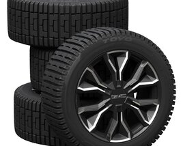 GMC Tires Modello 3D