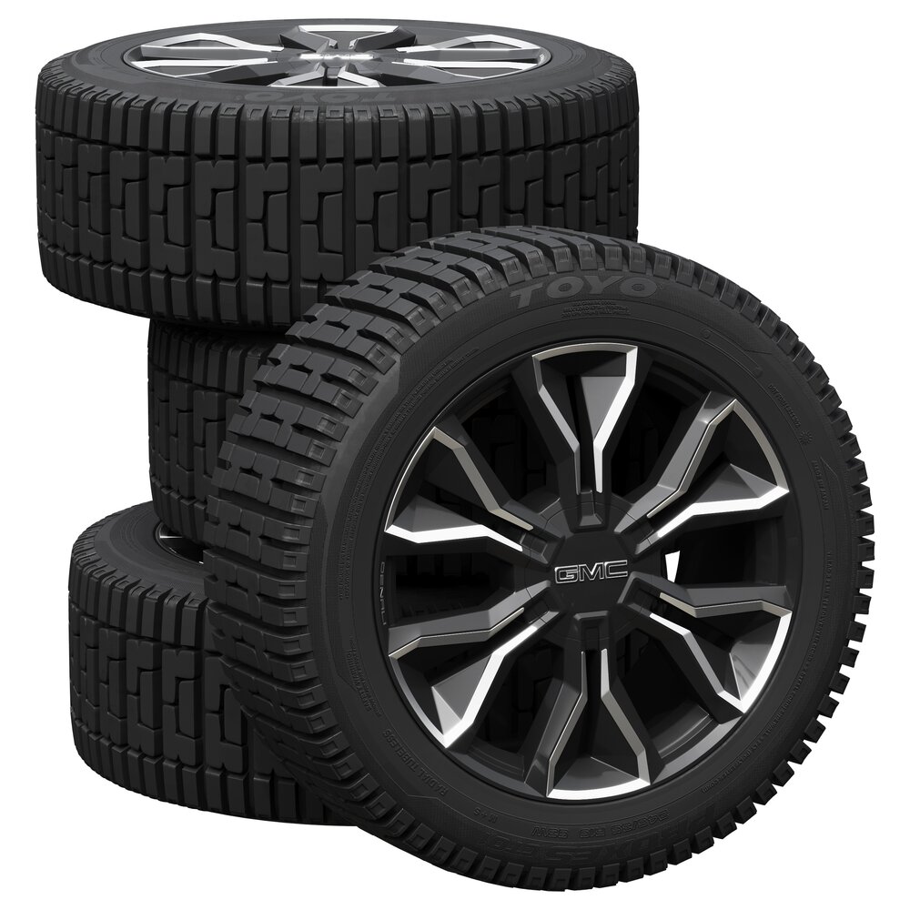 GMC Tires 3D 모델 