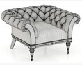 Restoration Hardware Islington Chesterfield Upholstered Chair 3Dモデル