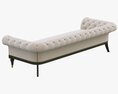 Restoration Hardware Islington Chesterfield Upholstered Sofa 3D模型