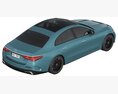 Mercedes-Benz E-Class AMG-line 3D模型 顶视图