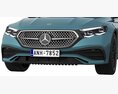 Mercedes-Benz E-Class AMG-line 3D模型 clay render