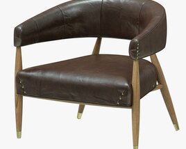 Restoration Hardware Jensen Chair Modello 3D