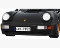 Porsche 911 964 Turbo 1993 Modello 3D clay render