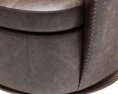 Restoration Hardware Klein Leather Swivel Chair Modelo 3D