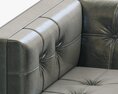 Restoration Hardware Madison Leather Chair 3Dモデル