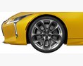Lexus LC 500 2023 3D-Modell Vorderansicht