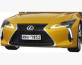 Lexus LC 500 2023 3D 모델  clay render
