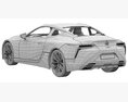 Lexus LC 500 2023 3D 모델  seats