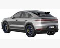 Porsche Cayenne Turbo GT 2024 3D模型 wire render
