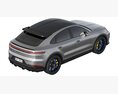 Porsche Cayenne Turbo GT 2024 Modello 3D vista dall'alto