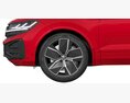 Volkswagen Touareg 2024 3D-Modell Vorderansicht