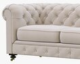 Restoration Hardware Petite Kensington Upholstered Sofa Modello 3D