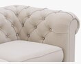 Restoration Hardware Petite Kensington Upholstered Sofa Modelo 3D