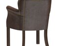 Restoration Hardware Professors Leather Armchair With Nailheads Modèle 3d