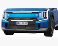 Kia EV9 GT-Line Modelo 3d argila render