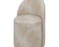 Restoration Hardware Reynaux Slope Leather Dining Chair 3Dモデル