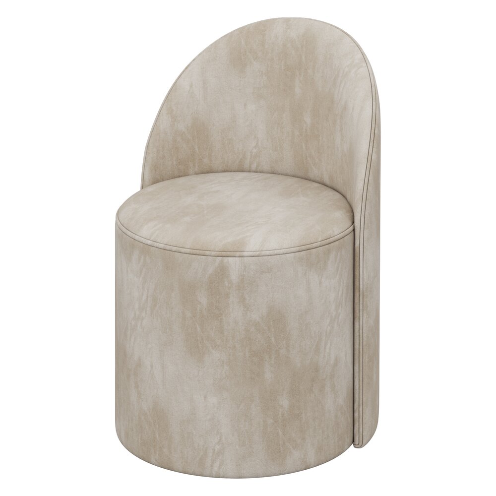 Restoration Hardware Reynaux Slope Leather Dining Chair Modelo 3D