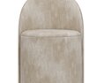 Restoration Hardware Reynaux Slope Leather Dining Chair 3D 모델 