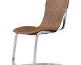 Restoration Hardware Rizzo Leather Side Chair Modelo 3d