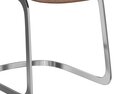 Restoration Hardware Rizzo Leather Side Chair Modèle 3d