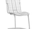 Restoration Hardware Rizzo Leather Side Chair Modelo 3D